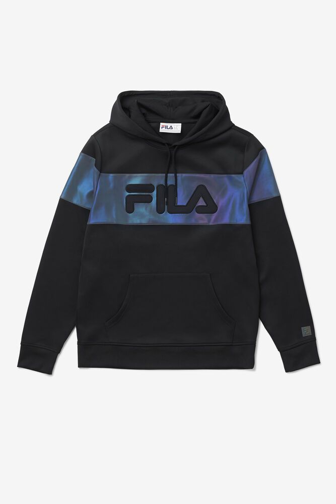 Fila Hoodie Mens Black - Lando - Philippines 2175038-DY